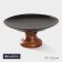 Porcelain dish for feeding Magistro "Galaxy", 27 × 12.5 cm, black color