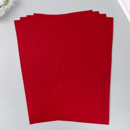 Fetr 1 mm "Bordeaux" set 4 sheets 30x40 cm-1