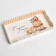 Cookie box, confectionery packaging with PVC lid, “sweet life”, 10.5 x 21 x 3 cm