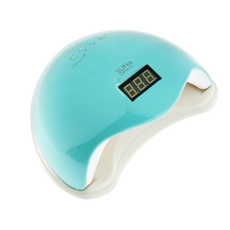 Jessnail Sun 5, UV/LED, 48 W, timer 10/30/60 sec, mint color