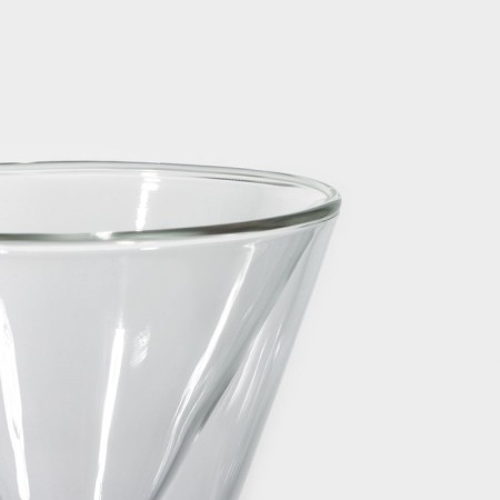 Martini glass glass with double walls Magistro "Ice", 170 ml, 10.3 × 15.7 cm-2