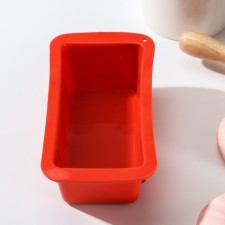 Baking uniform “Bread”, silicone, 16.7 × 8.5 × 4.8 cm (intra -sizes 14 × 6.5 × 4.8 cm), Mix color