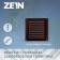 Ventilation grate Zein Lux RM1515M, 150x150 mm, with a grid, metal, copper antik