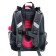 School backpack 38 x 30 x 16 cm, ergonomic back, stavia "flamingo", gray/pink