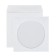 Postal envelope for CD/DVD 125 x 125 mm, without telling, window d = 100, glue, 80 g/m2