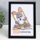 Photo frame plastic 15x21 black (189)