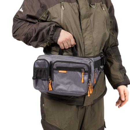Bag Fisheries Frying Fitting Hip Bag, 28x21x17 cm, color gray color-6