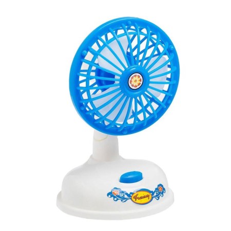 Household appliances "Fan", works from batteries, color mix-3