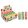 Synthetics Eraser, Devente Fruits, 50 x 12 mm, cylinder, mix x 4 colors, cardboard box