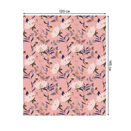 Tables on the table "Flower picture", rectangular, Saten, size 120x145 cm-1