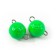 Cargo Cheburashka painted collapsible Yaman 10 pcs., 12 g, green