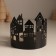 Climber metal, wood per 1 candle "houses" d = 4 cm 10x10x8.5 cm