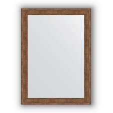 Mirror in the baguette frame - dry reed 51 mm, 53 x 73 cm, evoForm