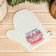 Set for baths and saunas 5V1 (bag, hat, mittens, rug, washcloth), "only best mothers", white