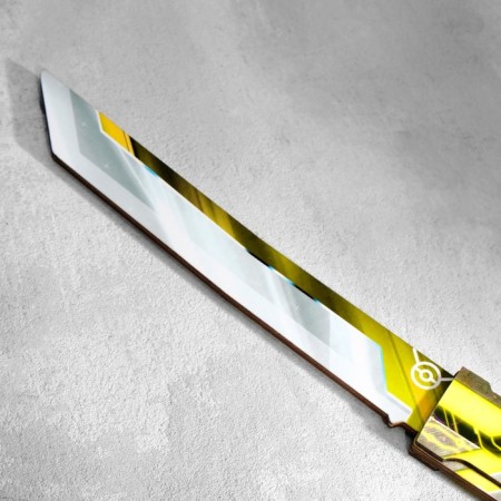 Wooden souvenir "Tanto knife", in a scabbard, yellow-3