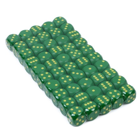 Кости игральные, 2 × 2 см, набор 50 шт, зелёные-1