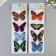 Plastic Plastic "Butterfly" mix 39.5x12 cm