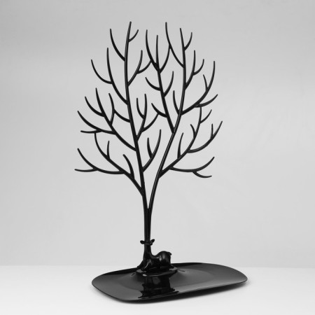 Stand for jewelry "Deer", 25 × 15 × 41 cm, rectangular base, black color-1