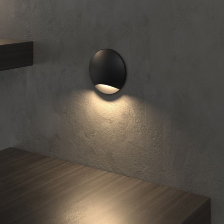 Elektrostandard, STEP 3 LED 3 W, 53X63X63 mm, IP65, black color, black