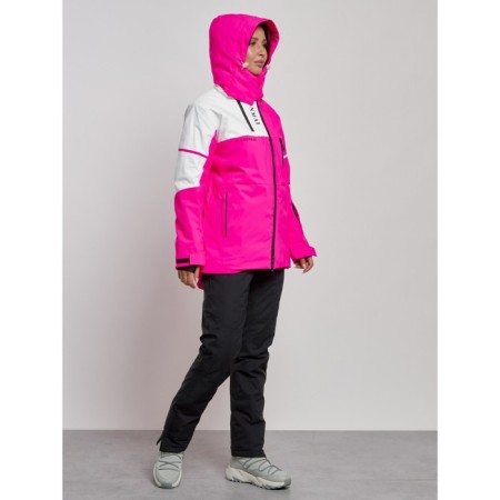 Ski costume is women's winter, size 48, pink color-9