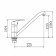 Fashun A4937 kitchen mixer, single -leaf, pour 225 mm, brass, chrome