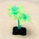 The artificial aquarium "palm tree", luminous, 10 cm, green