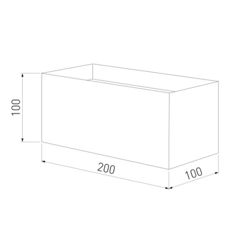 Architectural backlight Elektrostandard, Winner LED 12 W, 100X200X100 mm, IP54, black color-9