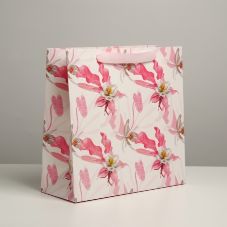 Gift Laminated Square, packaging, Present for You, 30 x 30 x 12 cm-2