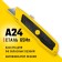 Knife Stayer A24 0921_z02, metal, trapezoidal blade