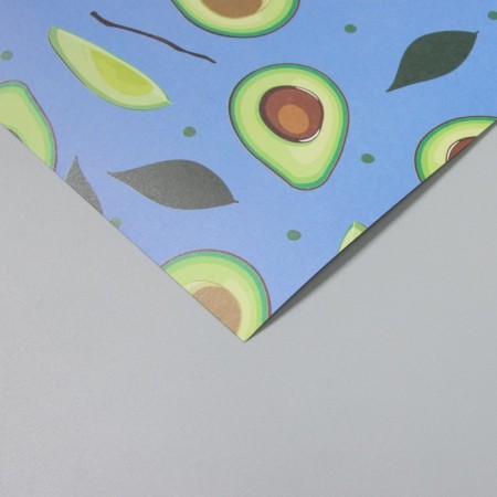 Scrapbooking paper "Avocado" density 180 grams set 5 pcs 30.5x32 cm-3