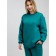 Women's sweated sweam, size 46, turquoise color