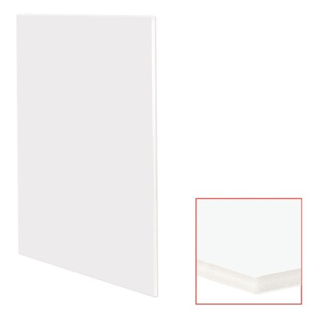 Foam card 10mm B1 700*1000mm Brauberg white matte, set of 5 sheets 112476-1