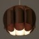 Bayerlux “Sarri” lamp E27 15W chocolate 44x44x35-135 cm