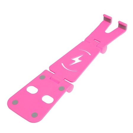 Luazon phone stand, adjustable height, silicone inserts, pink-10