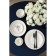 Porcelain deep porcelain Magistro "La Perle", 1 l, d = 22.5 cm, white color