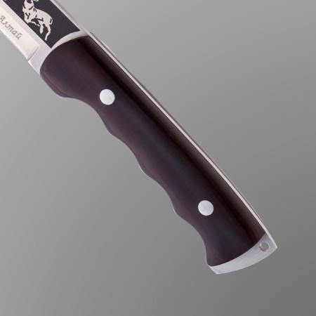Hunting knife "Altai" steel - 65x13, handle - wood, 24 cm-4