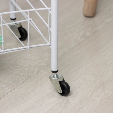 The floor floor is 3-section, on wheels, 27 × 36 × 66 cm, white color-3