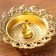 Top for any incense "Friendship", golden, 2.3x7 cm