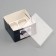 Box for 4 cupcakes with a transparent lid, "Male to Ark", 16 × 16 × 10 cm, confectionery packaging