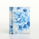 Women's wallet on the button, blue color