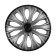 Wheel caps 15 "Voltec +", silver-black, carbon, set. 2 pcs