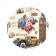 Pareo and beach rug "London", d = 150 cm
