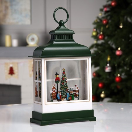 LED figure "Round dance in the lantern" 16.5 × 26.5 × 7.8 cm, plastic, AAX3 batteries (not complete), USB, glow warm white-1