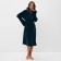Women's bathrobe kaftan "velvet" size 40, green