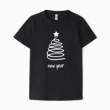 T -shirt for nursery, black color, height 164 cm