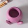 Interior subject "ball smile" 6.3*12cm lilac