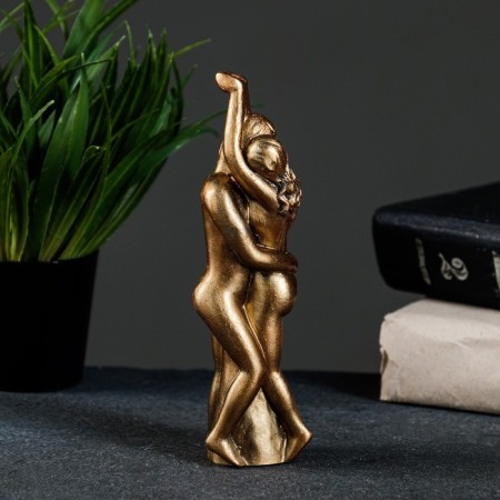 Figure "In love pair" bronze, 15x4x4cm-1