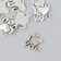 Decor for creativity Metal "heart. I love you" silver 1.5x1.6 cm