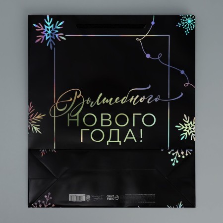 Package Holographic Vertical “Magic”, 26 x 32 x 9 cm, New Year-8
