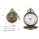 Pocket clock "Dragon", quartz, d dial-4.7 cm, chain L-38 cm